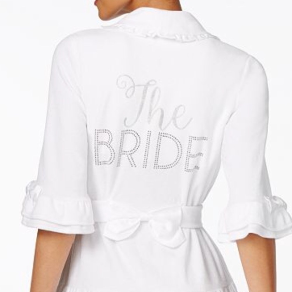 Brand New Betsey Johnson Bridal Terrycloth Robe